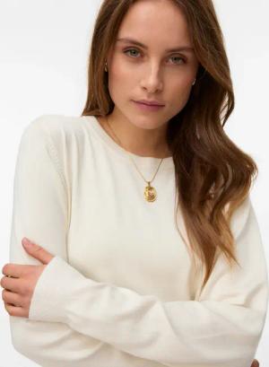 Vero Moda Strickpullover "VMSILJE LS O-NECK PULLOVER NOOS"