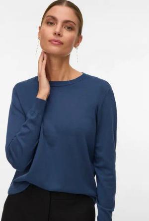 Vero Moda Strickpullover VMSILJE LS O-NECK PULLOVER NOOS