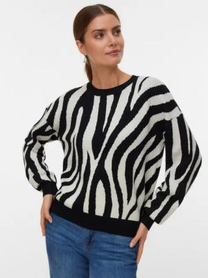 Vero Moda Strickpullover VMSILJEANIMAL LS O-NCK PULLOVER GA NOOS
