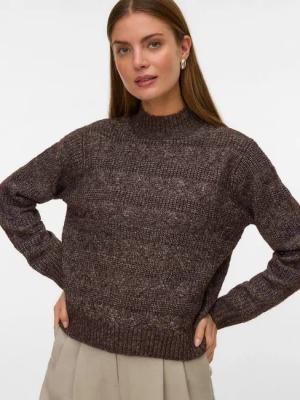 Vero Moda Strickpullover VMVIRGO LS HIGHNECK PULLOVER BF