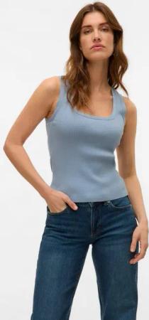 Vero Moda Stricktop VMPOPPY SL SQUARE NECK TOP VMA NOOS