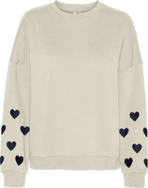 Vero Moda Sweatshirt VMKAROL BEA LS SWEAT BOX JRS GA mit Blumendruck