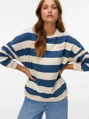 Vero Moda Sweatshirt VMVIOLA BEA LS SWEAT BOX JRS Color Block Streifen