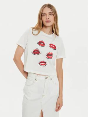 Vero Moda T-Shirt Elena 10326789 Weiß Boxy Fit