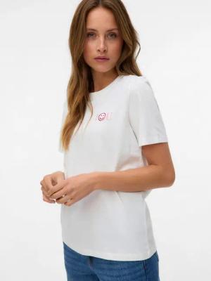 Vero Moda T-Shirt VMFRIGGA PAULINA SS TOP BOX JRS GA