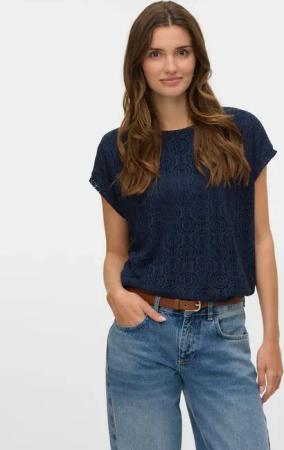 Vero Moda T-Shirt "VMMAYA AVA SS TOP JRS VO" Materialmix, regular fit