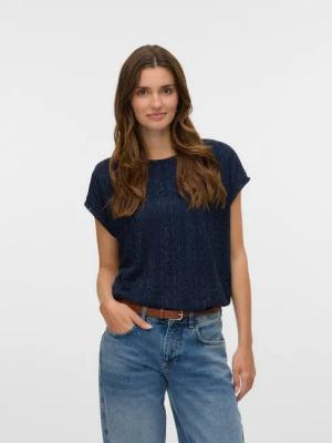 Vero Moda T-Shirt VMMAYA AVA SS TOP JRS VO Materialmix, regular fit