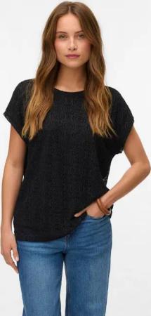 Vero Moda T-Shirt VMMAYA AVA SS TOP JRS VO Materialmix, regular fit