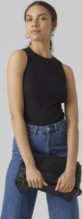 Vero Moda Tanktop "VMLAVENDER SL TOP VMA JRS NOOS" mit Rundhalsausschnitt