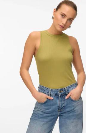 Vero Moda Tanktop "VMLAVENDER SL TOP VMA JRS NOOS" mit Rundhalsausschnitt