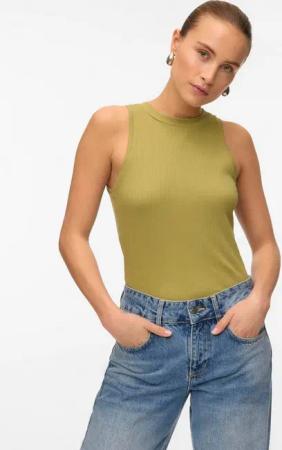 Vero Moda Tanktop VMLAVENDER SL TOP VMA JRS NOOS mit Rundhalsausschnitt