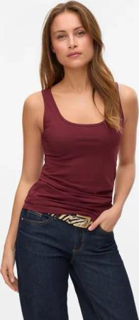 Vero Moda Tanktop "VMLULU LONG TANK TOP JRS GA NOOS" Baumwollmischung, regular fit