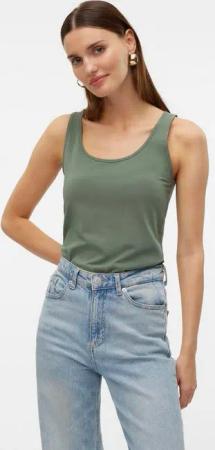 Vero Moda Tanktop VMLULU LONG TANK TOP JRS GA NOOS Baumwollmischung, regular fit