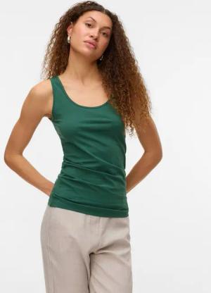Vero Moda Tanktop VMLULU LONG TANK TOP JRS GA NOOS Baumwollmischung, regular fit