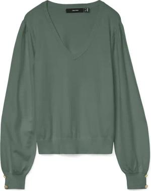 Vero Moda V-Ausschnitt-Pullover "VMHOLLYKARIS LS V-NECK PULLOVER GA BOO"