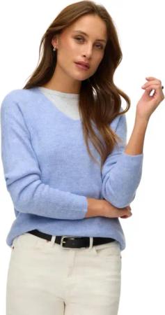 Vero Moda V-Ausschnitt-Pullover Weicher Strickpullover mit lockerer Passform und modernem V-Ausschnitt