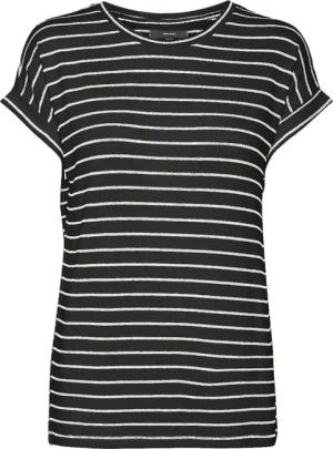 Vero Moda "VMBRIANNA SS O-NECK PULLOVER BOO REP" mit überschnittenen Schultern mit Umschlagsaum