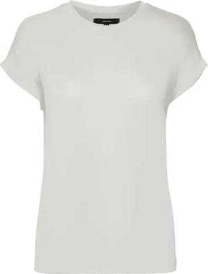 Vero Moda "VMBRIANNA SS O-NECK PULLOVER BOO REP" mit überschnittenen Schultern mit Umschlagsaum