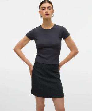 Vero Moda "VMCHLOE SS SHORT TOP JRS NOOS" Baumwollmischung