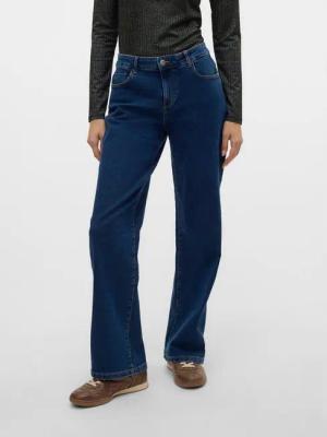 Vero Moda Weite Jeans VMELLY MR WIDE JEANS BLUE NOOS