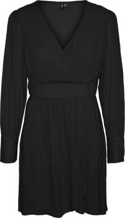 Vero Moda Wickelkleid (1-tlg) Drapiert/gerafft