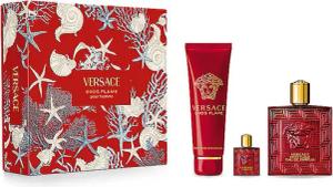 VERSACE Geschenkset - Eros Flame pour Homme Eau de Parfum Set 150ml /100ml /5ml
