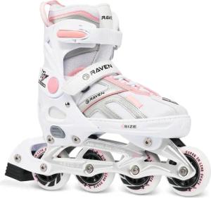 Verstellbare Rollschuhes Pulse Weiß/Pink