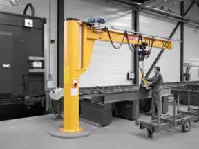 Vetter Säulenschwenkkran ASSISTENT + Verbundanker-System + Elektrokettenzu 1000kg, 5,0m