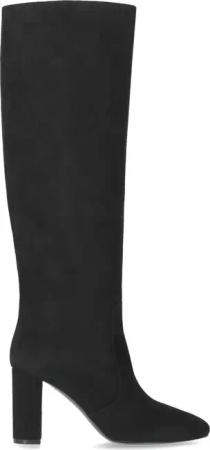 Via Roma 15 Stiefel - Black Suède Heeled High Boot - Gr. 36 (EU) - in Schwarz - für Damen