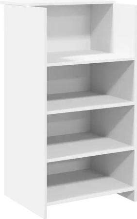 vidaXL Schreibtisch Empfangstresen Weiß 55 x 50 x 103,5 cm Holzwerkstoff