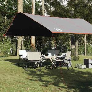 VidaXL Wasserdichte Camping-Lupe 420x440 cm Grau und Orange