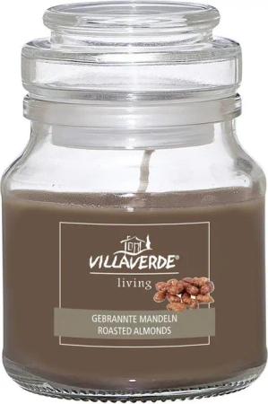 Villa Verde Duftkerze Villa Verde Duftkerze im Glas m. Deckel Gebrannte