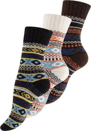 Vincent Creation® Socken (3-Paar) Hygge Socken mit Wolle