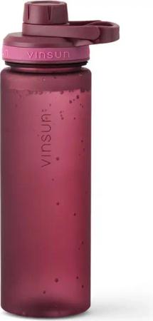 Vinsun Trinkflasche Sportflasche 750ml - Wasserflasche BPA frei & Kohlensäure geeignet, Auslaufsicher, bruchsicher, wiederverwendbar, leicht, Tritan Flasche