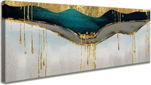 Visario Leinwandbild 1-teiliges Bild auf Leinwand fertig gerahmt Maße 120 x 40 cm, 5752