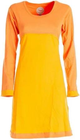 Vishes Jerseykleid Langarm Damen Kleid Longshirt Jerseykleid Bio-Baumwolle GOTS Hippie, Goa, Boho Elfen Style