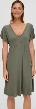 Viskose-Strandkleid mit Rückenausschnitt