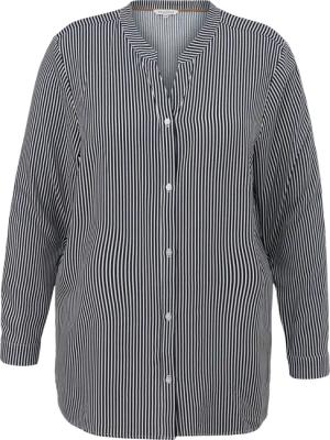 Viskosebluse mit Tunika-Ausschnitt