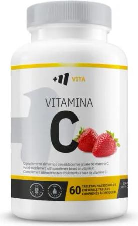 Vitamin C 1000 mg Kautabletten - 60 Tabletten Acid Strawberry MM Supplements