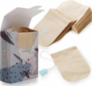 Viva Papierfilter Box, Inhalt 50 Stück, Filterpapier, Zubehör für Tee