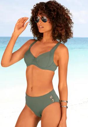 VIVANCE Bügel-Bikini Damen oliv Gr.42 Cup G