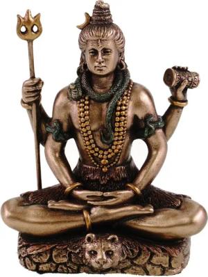 Vogler Dekofigur Shiva Figur Miniatur Indischer Gott der Zerstörung & Erneuerung