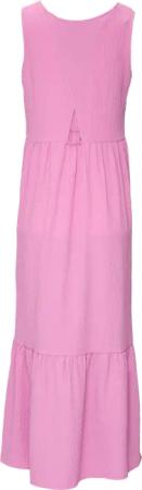 Volants-Kleid mit Crêpe-Struktur