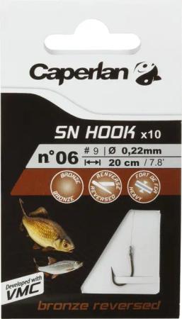 Vorfachhaken SN Hook verschränkt bronzefarben