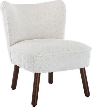 WAHSON OFFICE CHAIRS Sessel Teddystoff Wohnzimmer moderner Loungesessel Geplosterter Ohrensessel