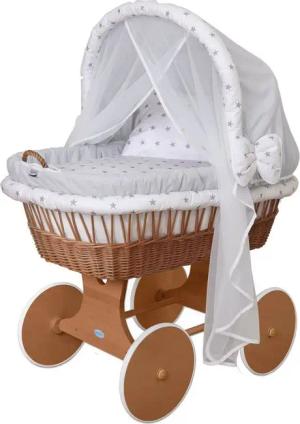 Waldin Stubenwagen Waldin Baby Stubenwagen-Set mit Ausstattung,XXL