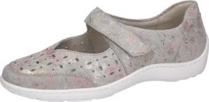 Waldläufer HENNI Riemchenballerina, Keilabsatz, Halbschuh, Komfortschuh mit Perforation, Weite H