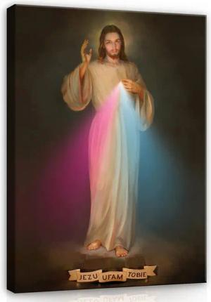 Wallarena Leinwandbild Jesus Religion Wandbilder Wand Deko XXL Bilder, Jesus (Einteilig, 1 St), Leinwand Bilder Wohnzimmer Schlafzimmer Küche Wandbild Leinwandbilder
