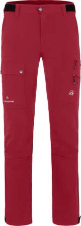 Wanderhose vielseitig, viele Taschen Rot