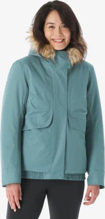 Wanderjacke Blouson Damen bis -8 °C wasserdicht Wandern - NH500 grün